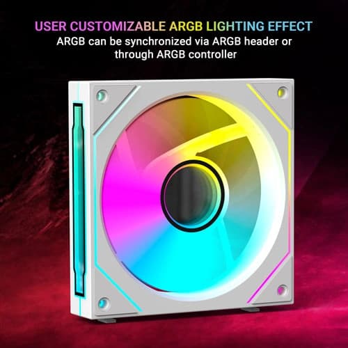 Ant Esports Stackerflow ARGB 120mm 3-in-1 Cabinet Fan (White)